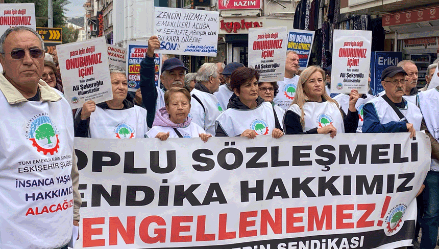 Eskişehir’de emeklilerden seyyanen zam çağrısı!